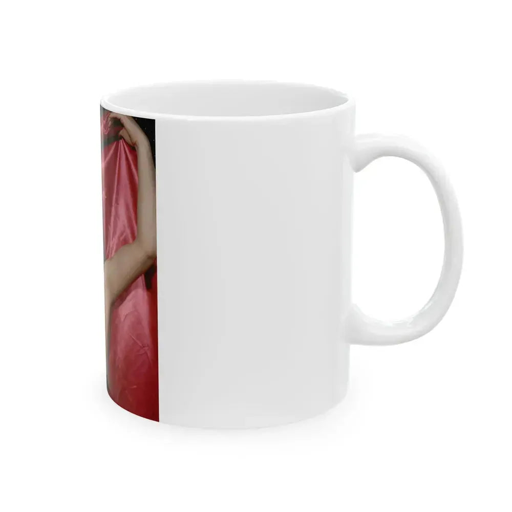 Bettie Page #93 (Vintage Female Icon) White Coffee Mug - Go Mug Yourself