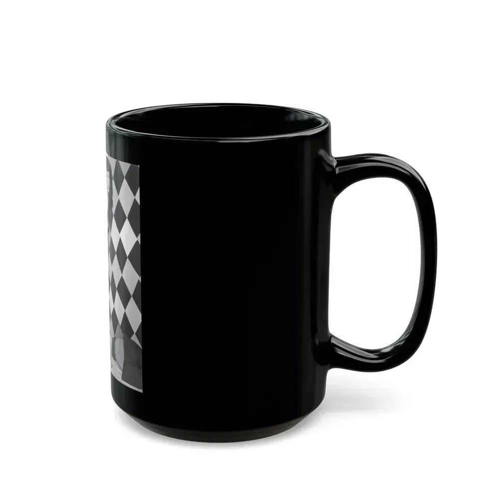 Bettie Page #933 (Vintage Female Icon) Black Coffee Mug - Go Mug Yourself
