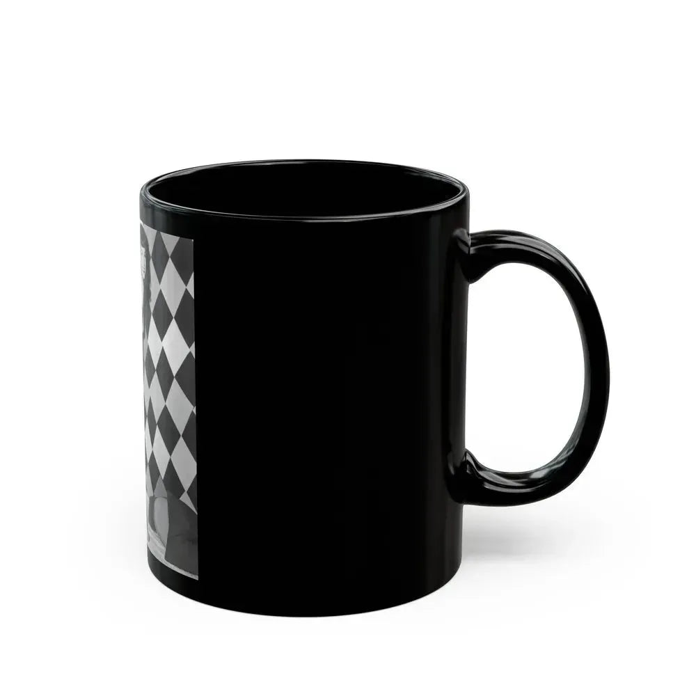 Bettie Page #933 (Vintage Female Icon) Black Coffee Mug - Go Mug Yourself