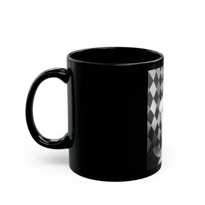Bettie Page #933 (Vintage Female Icon) Black Coffee Mug - Go Mug Yourself