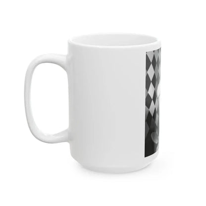 Bettie Page #933 (Vintage Female Icon) White Coffee Mug - Go Mug Yourself