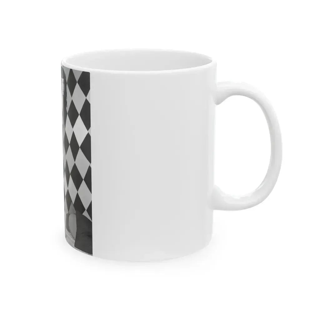 Bettie Page #933 (Vintage Female Icon) White Coffee Mug - Go Mug Yourself