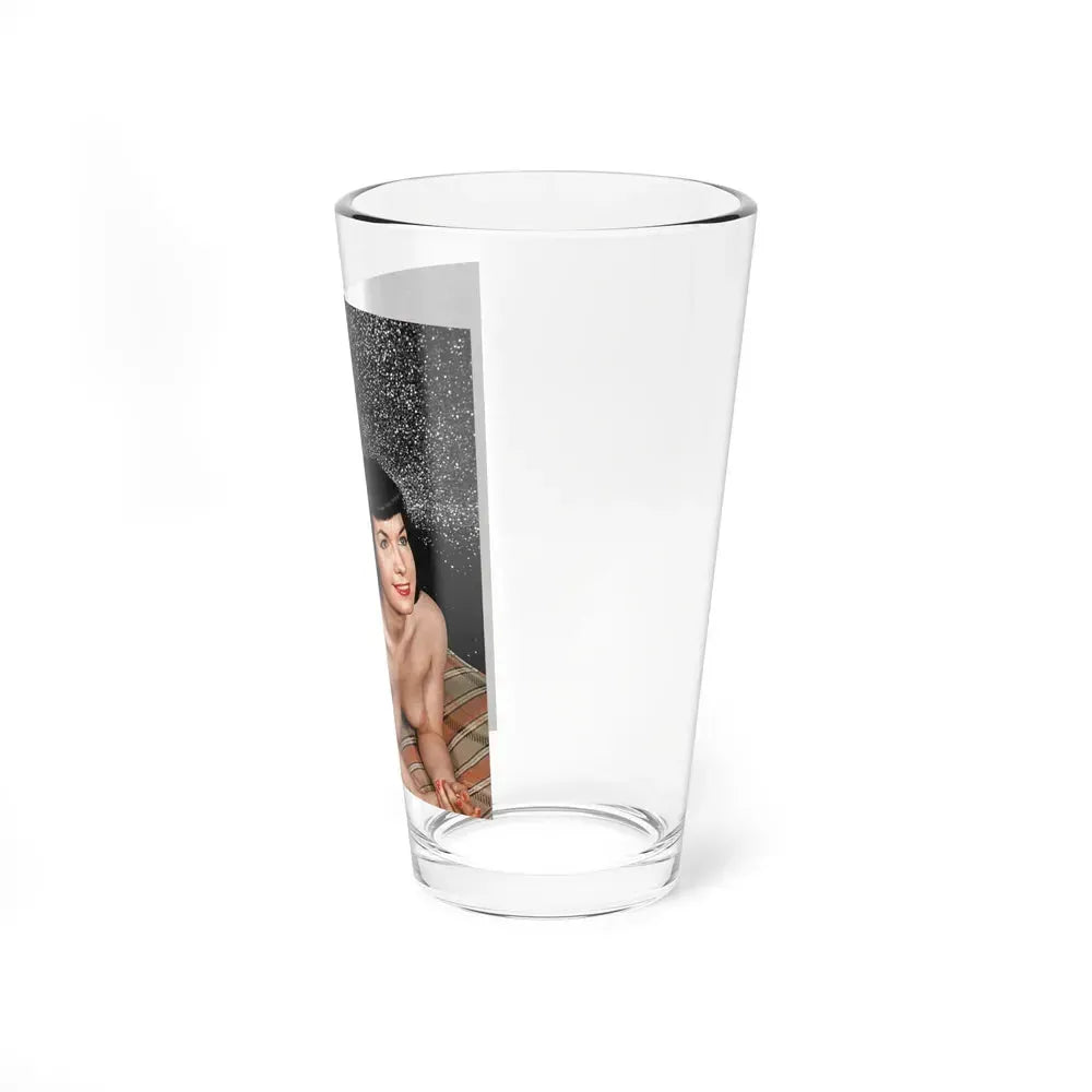 Bettie Page #94 (Vintage Female Icon) Pint Glass 16oz - Go Mug Yourself