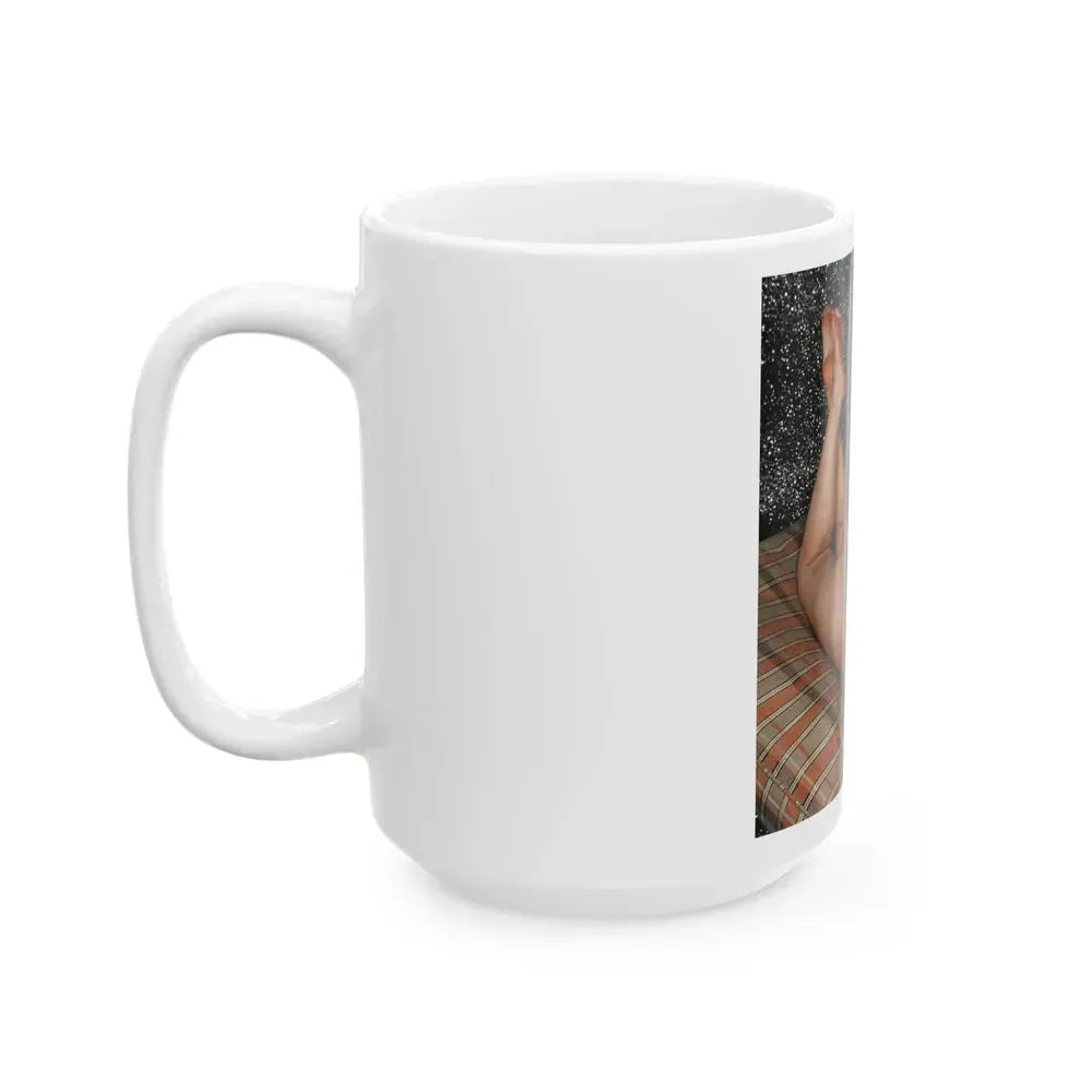 Bettie Page #94 (Vintage Female Icon) White Coffee Mug - Go Mug Yourself