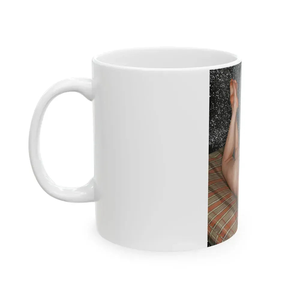 Bettie Page #94 (Vintage Female Icon) White Coffee Mug - Go Mug Yourself