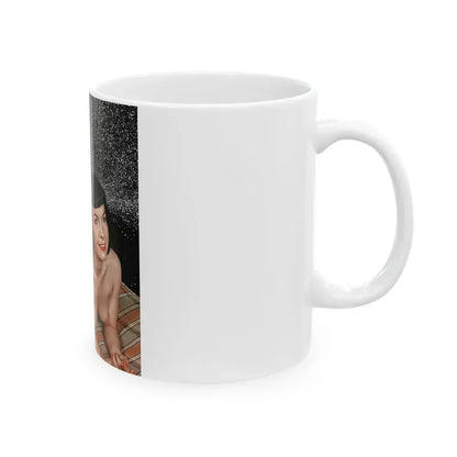 Bettie Page #94 (Vintage Female Icon) White Coffee Mug - Go Mug Yourself