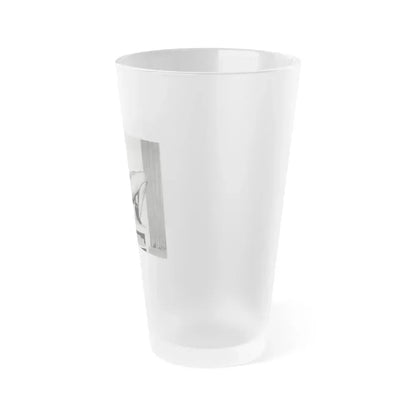 Bettie Page #943 (Vintage Female Icon) Frosted Pint Glass 16oz - Go Mug Yourself