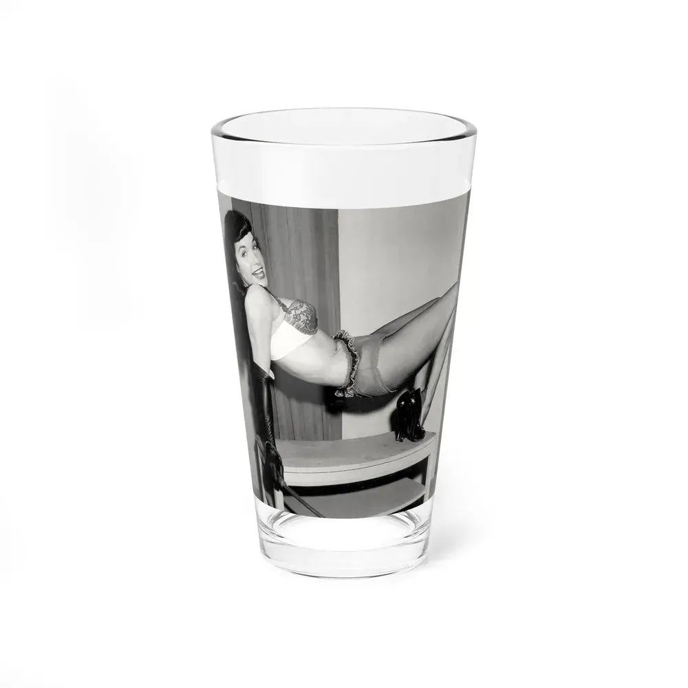 Bettie Page #943 (Vintage Female Icon) Pint Glass 16oz 16oz - Go Mug Yourself