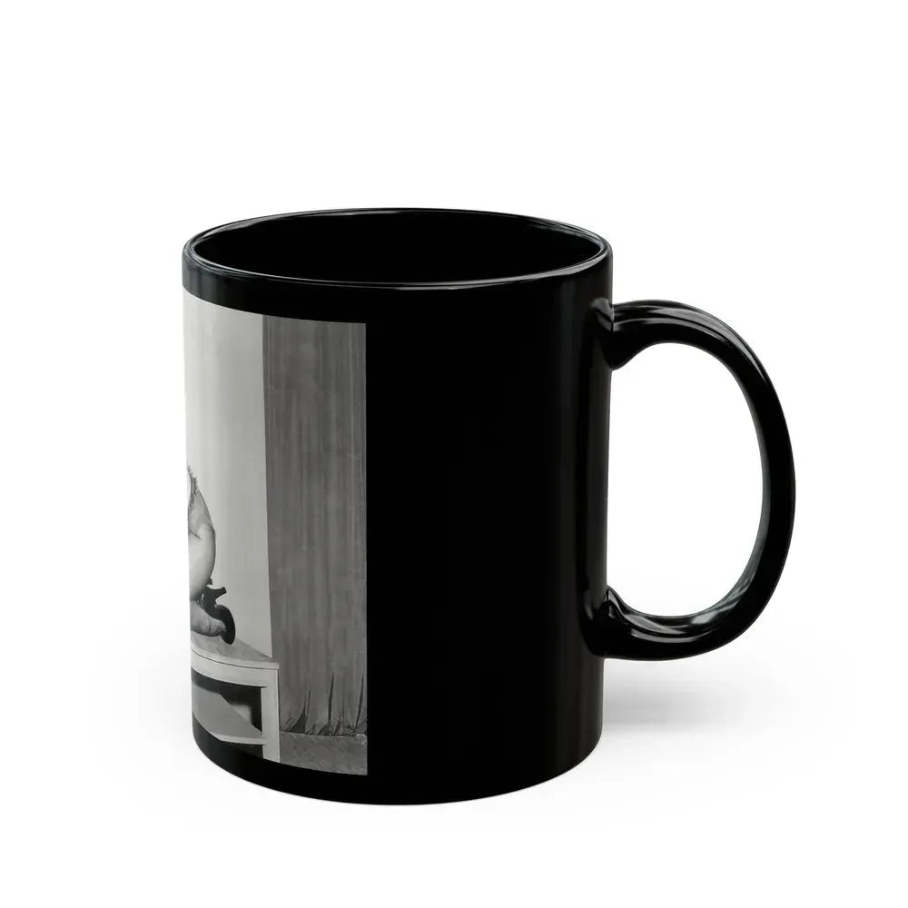 Bettie Page #944 (Vintage Female Icon) Black Coffee Mug - Go Mug Yourself