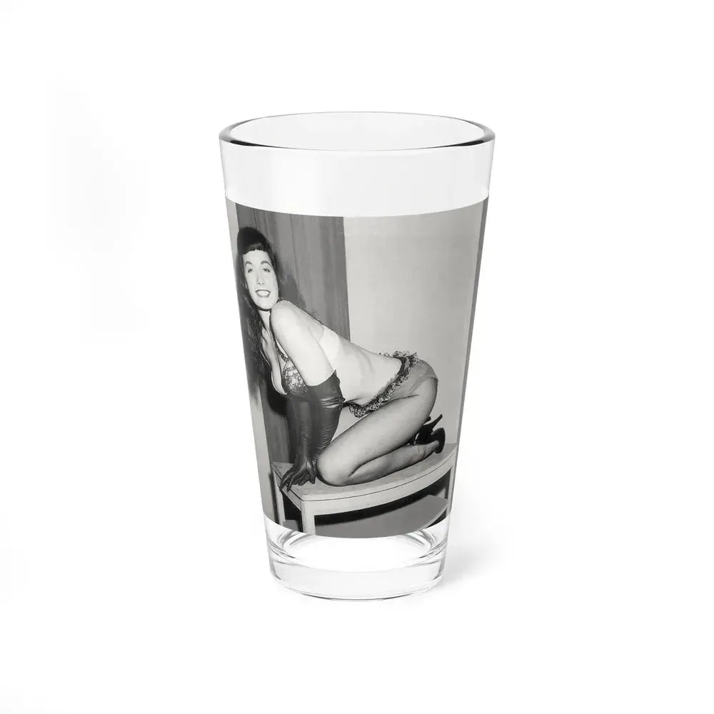 Bettie Page #944 (Vintage Female Icon) Pint Glass 16oz 16oz - Go Mug Yourself