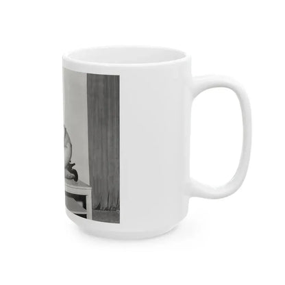 Bettie Page #944 (Vintage Female Icon) White Coffee Mug - Go Mug Yourself
