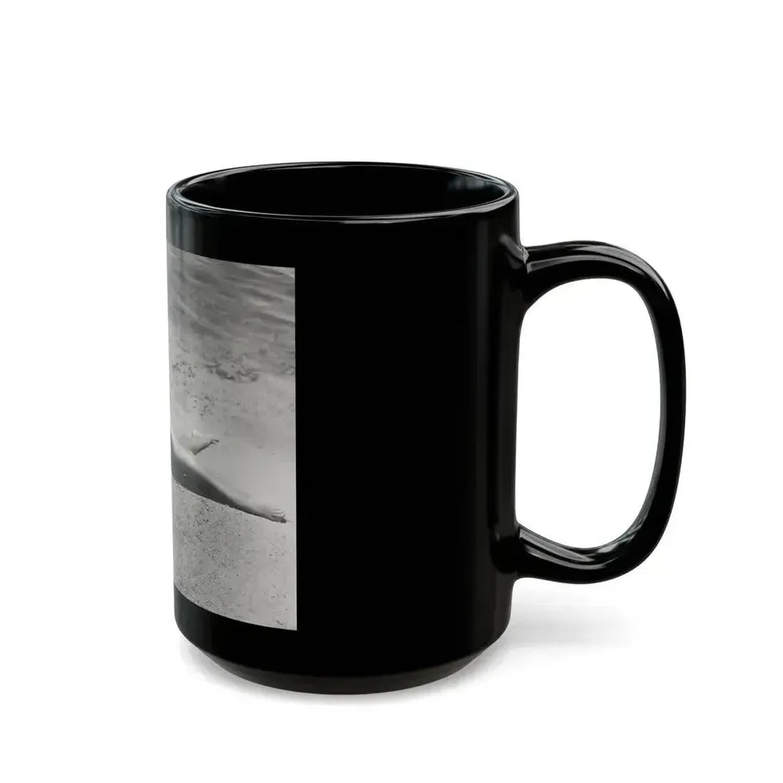 Bettie Page #945 (Vintage Female Icon) Black Coffee Mug - Go Mug Yourself