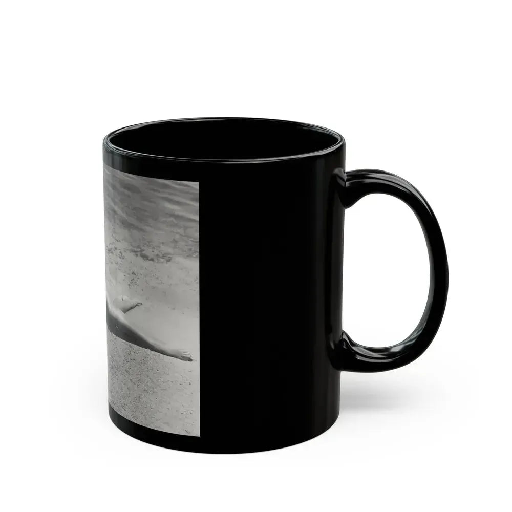 Bettie Page #945 (Vintage Female Icon) Black Coffee Mug - Go Mug Yourself