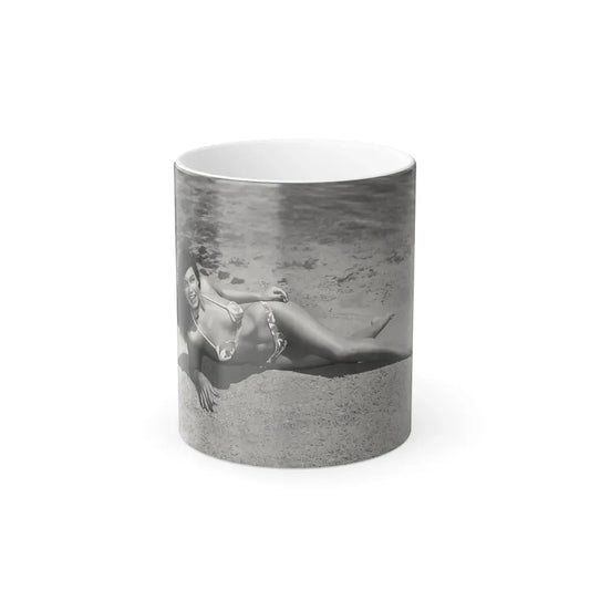 Bettie Page #945 (Vintage Female Icon) Color Changing Mug 11oz 11oz - Go Mug Yourself