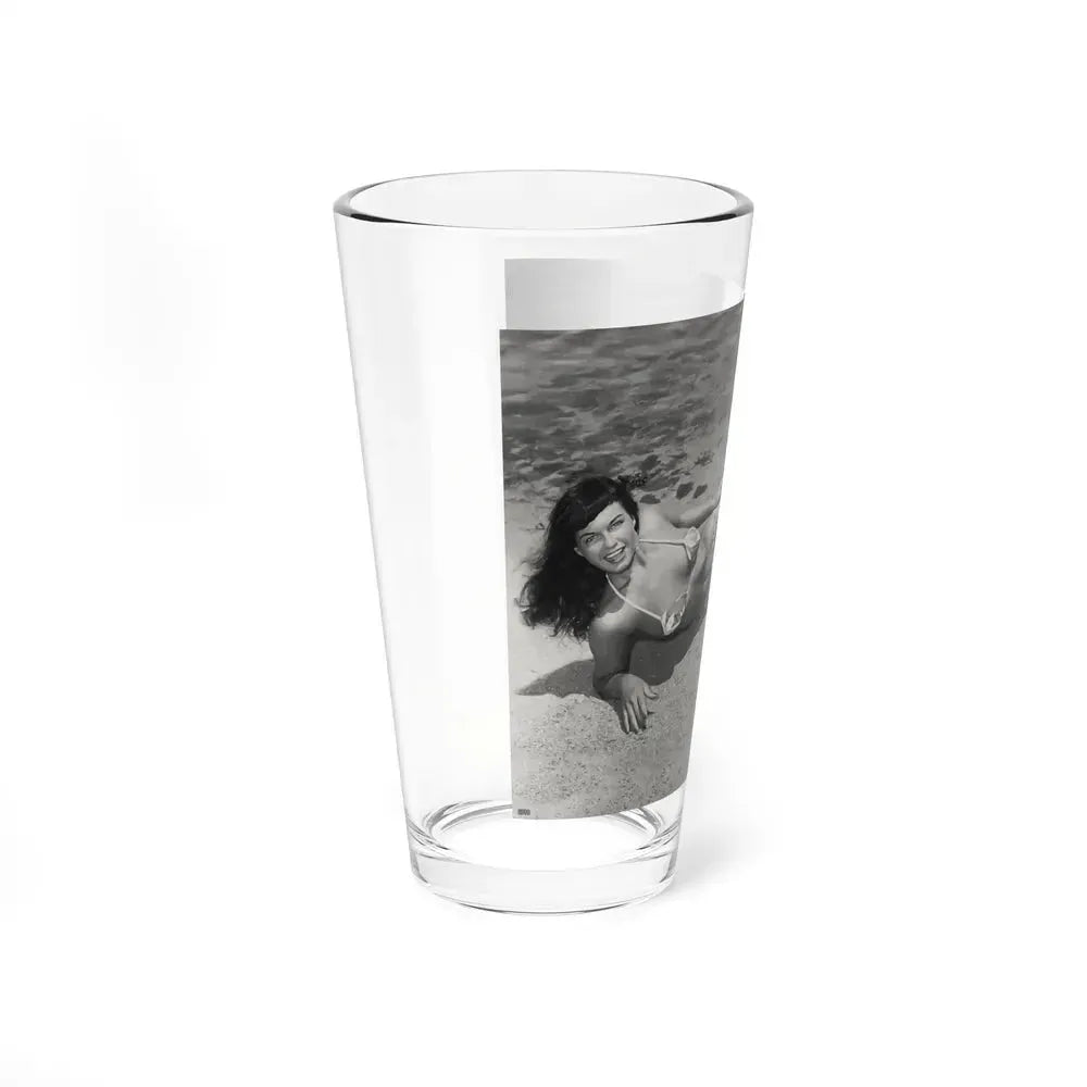 Bettie Page #945 (Vintage Female Icon) Pint Glass 16oz - Go Mug Yourself