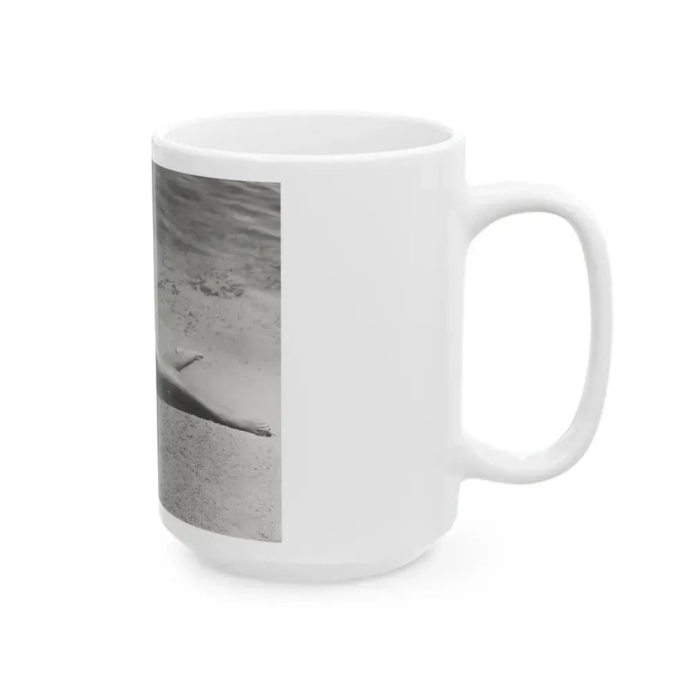 Bettie Page #945 (Vintage Female Icon) White Coffee Mug - Go Mug Yourself