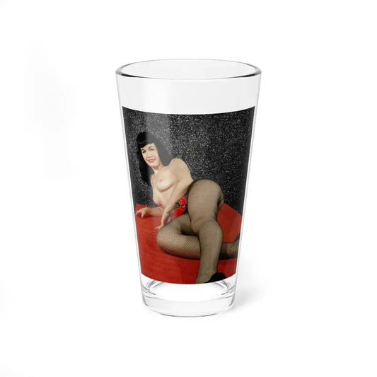 Bettie Page #95 (Vintage Female Icon) Pint Glass 16oz 16oz - Go Mug Yourself