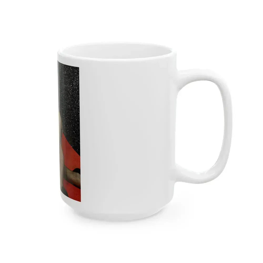Bettie Page #95 (Vintage Female Icon) White Coffee Mug - Go Mug Yourself