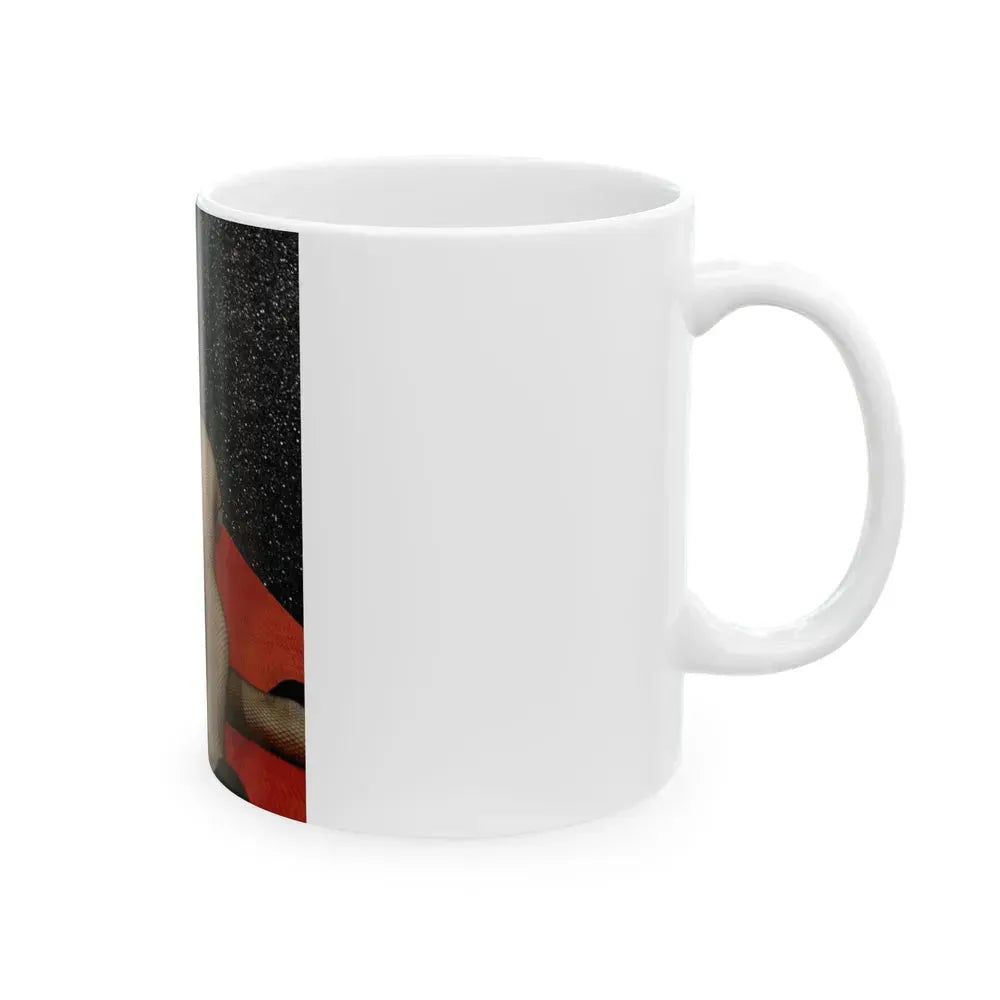 Bettie Page #95 (Vintage Female Icon) White Coffee Mug - Go Mug Yourself