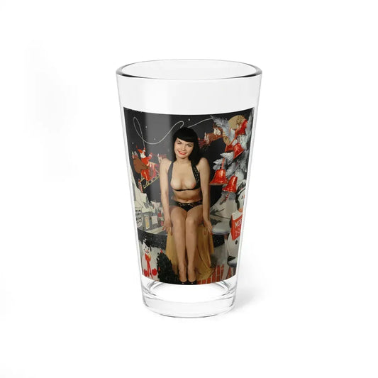 Bettie Page #96 (Vintage Female Icon) Pint Glass 16oz 16oz - Go Mug Yourself