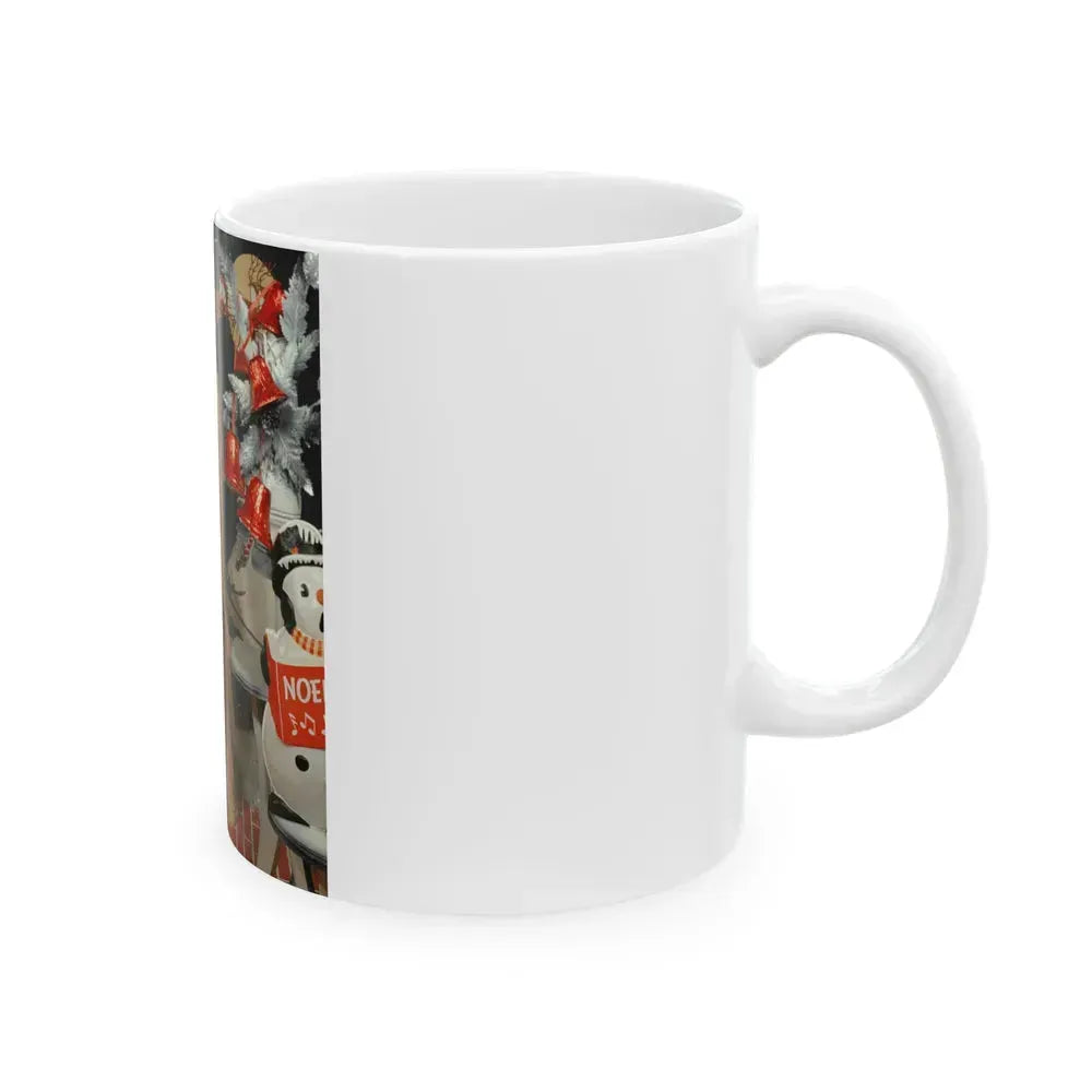 Bettie Page #96 (Vintage Female Icon) White Coffee Mug - Go Mug Yourself