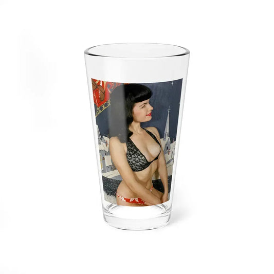 Bettie Page #97 (Vintage Female Icon) Pint Glass 16oz 16oz - Go Mug Yourself
