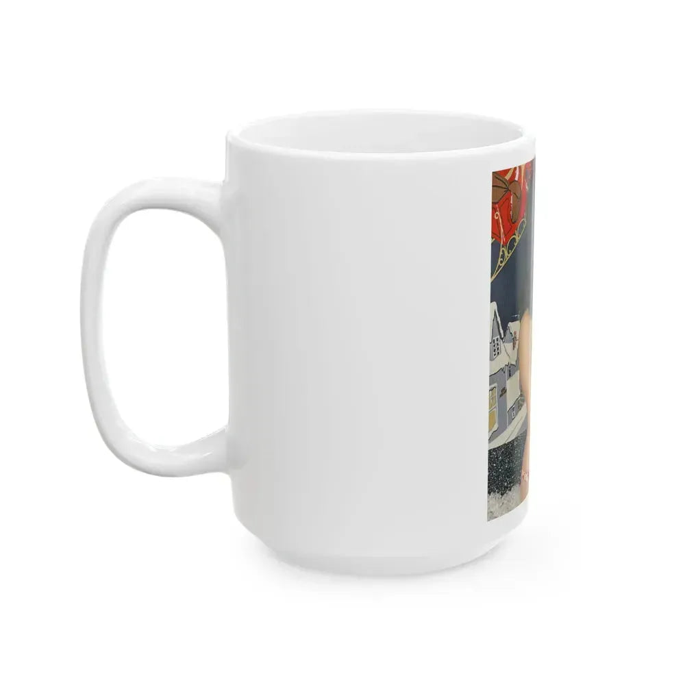 Bettie Page #97 (Vintage Female Icon) White Coffee Mug - Go Mug Yourself
