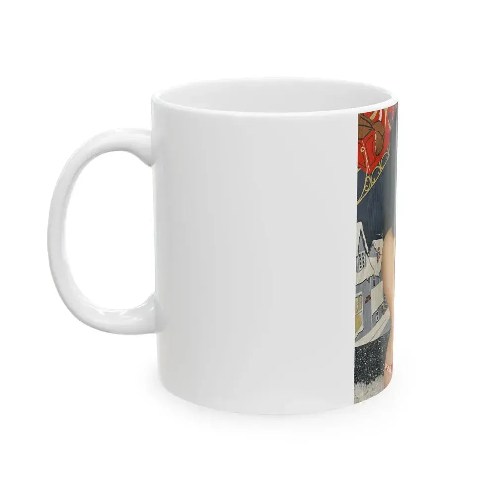 Bettie Page #97 (Vintage Female Icon) White Coffee Mug - Go Mug Yourself