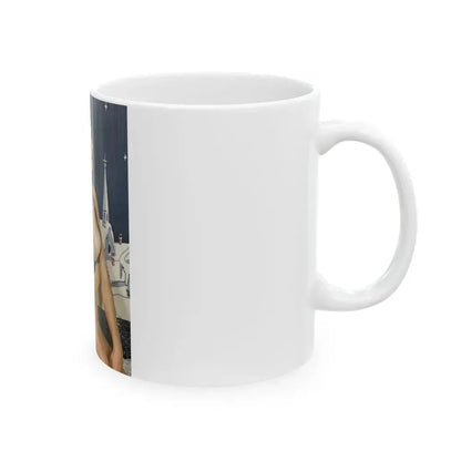 Bettie Page #97 (Vintage Female Icon) White Coffee Mug - Go Mug Yourself