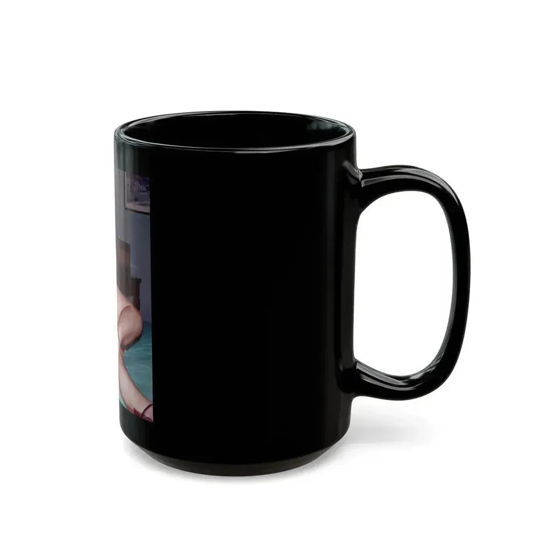 Bettie Page #977 (Vintage Female Icon) Black Coffee Mug - Go Mug Yourself