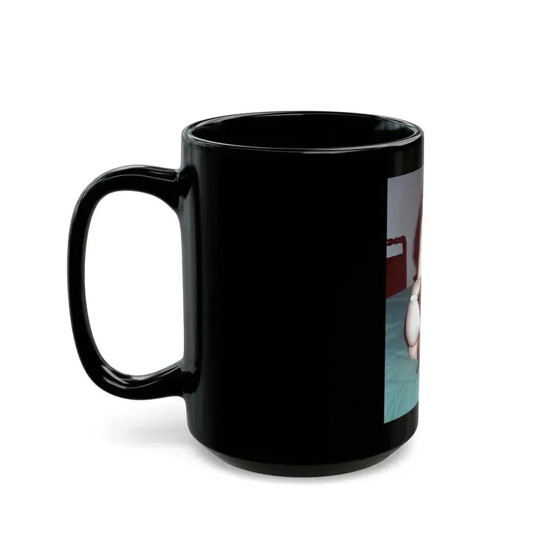 Bettie Page #977 (Vintage Female Icon) Black Coffee Mug - Go Mug Yourself