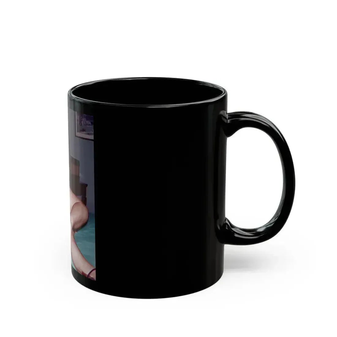 Bettie Page #977 (Vintage Female Icon) Black Coffee Mug - Go Mug Yourself