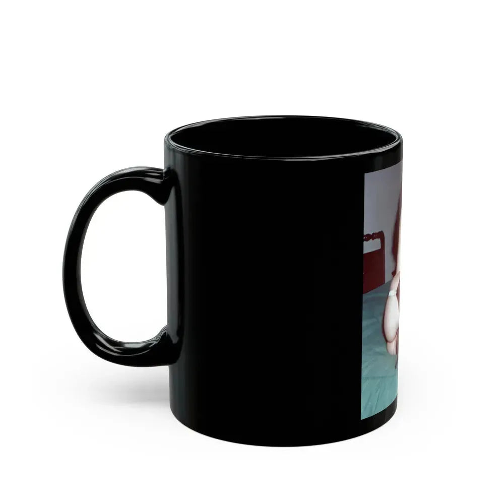 Bettie Page #977 (Vintage Female Icon) Black Coffee Mug - Go Mug Yourself