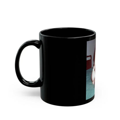 Bettie Page #977 (Vintage Female Icon) Black Coffee Mug - Go Mug Yourself