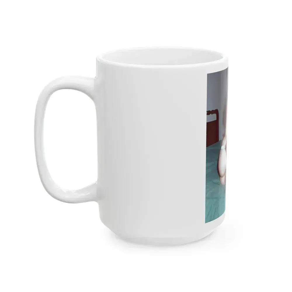 Bettie Page #977 (Vintage Female Icon) White Coffee Mug - Go Mug Yourself