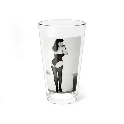 Bettie Page #979 (Vintage Female Icon) Pint Glass 16oz 16oz - Go Mug Yourself