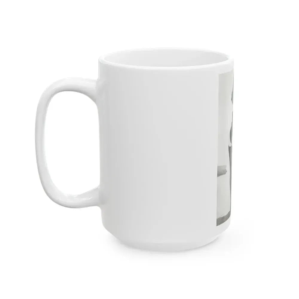 Bettie Page #979 (Vintage Female Icon) White Coffee Mug - Go Mug Yourself