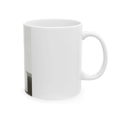 Bettie Page #979 (Vintage Female Icon) White Coffee Mug - Go Mug Yourself