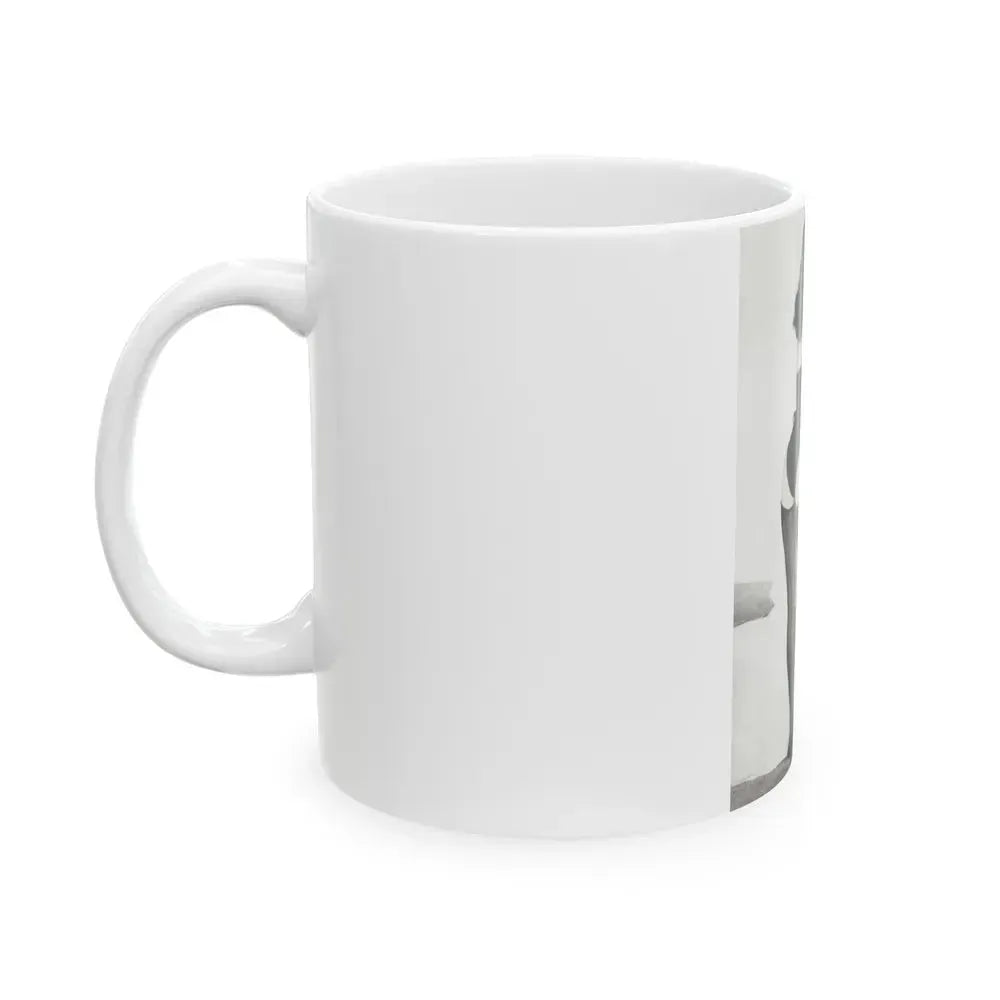 Bettie Page #979 (Vintage Female Icon) White Coffee Mug - Go Mug Yourself