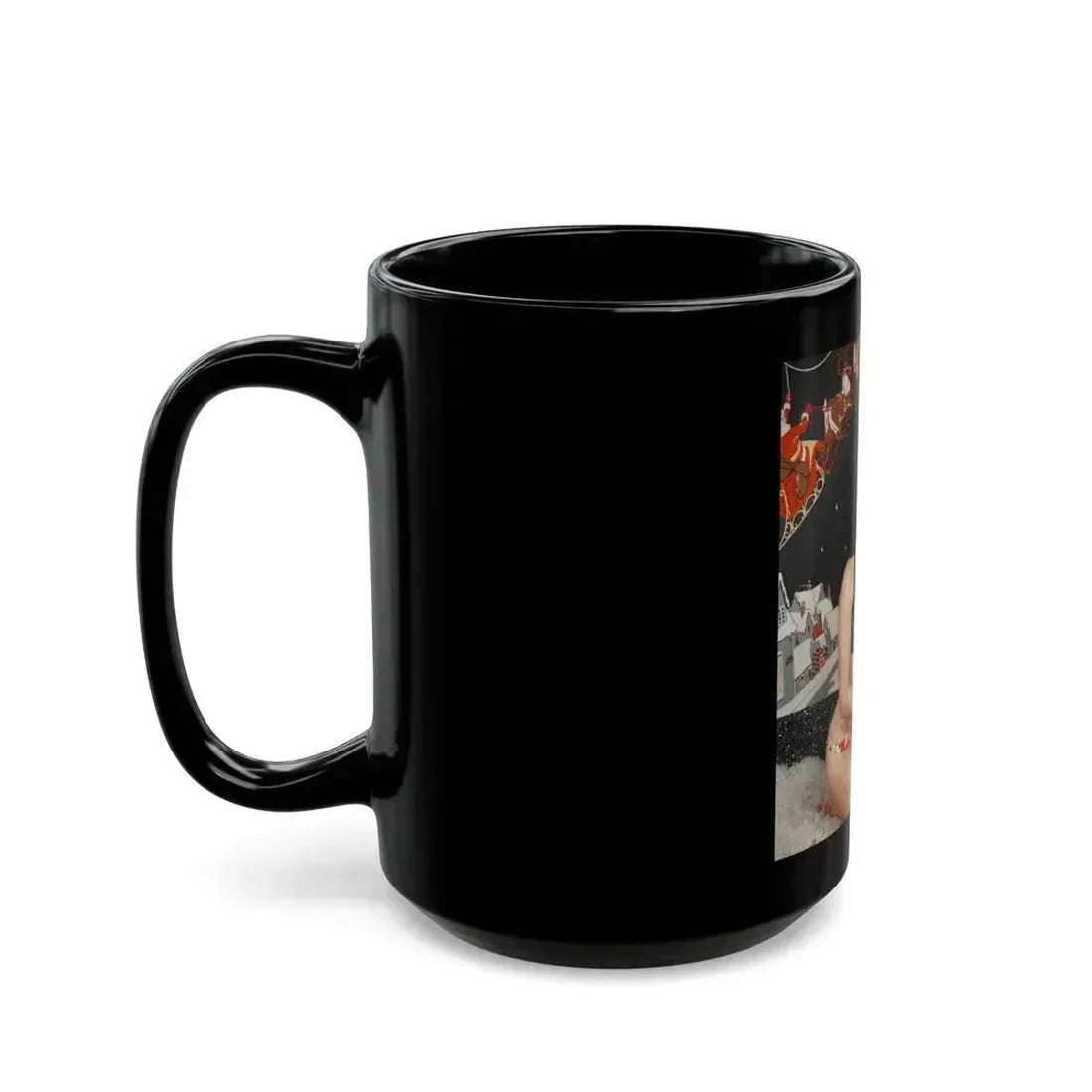 Bettie Page #98 (Vintage Female Icon) Black Coffee Mug - Go Mug Yourself