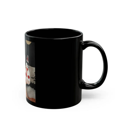 Bettie Page #98 (Vintage Female Icon) Black Coffee Mug - Go Mug Yourself