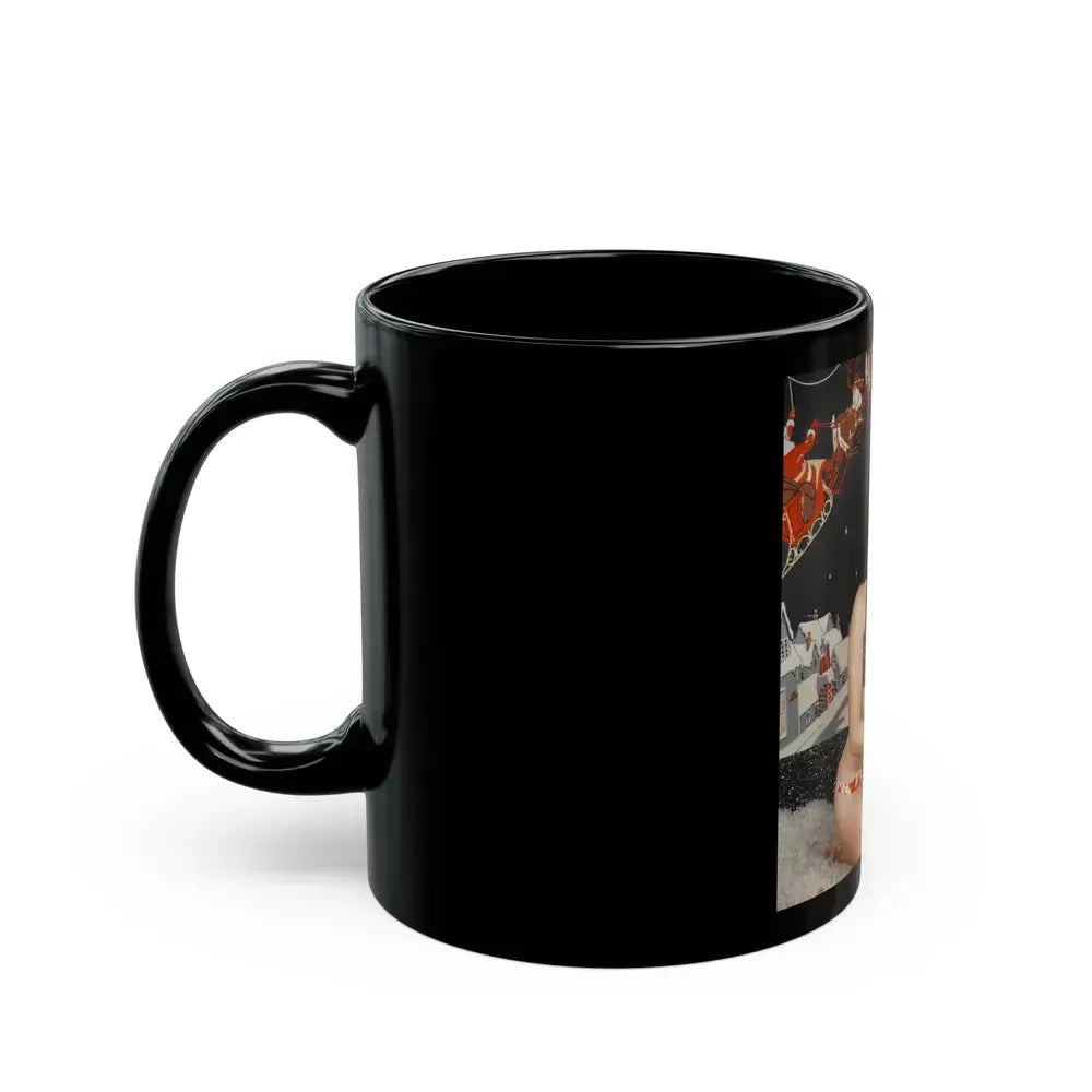 Bettie Page #98 (Vintage Female Icon) Black Coffee Mug - Go Mug Yourself