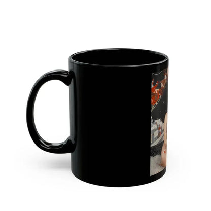 Bettie Page #98 (Vintage Female Icon) Black Coffee Mug - Go Mug Yourself
