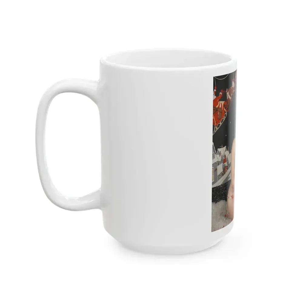 Bettie Page #98 (Vintage Female Icon) White Coffee Mug - Go Mug Yourself