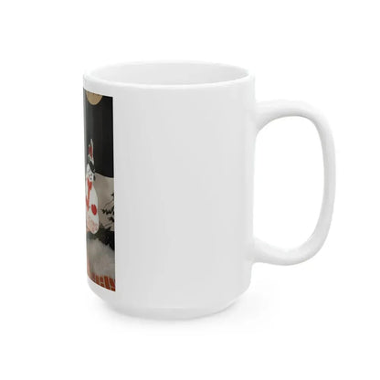 Bettie Page #98 (Vintage Female Icon) White Coffee Mug - Go Mug Yourself