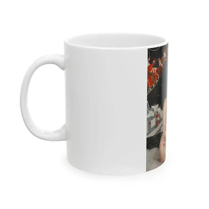 Bettie Page #98 (Vintage Female Icon) White Coffee Mug - Go Mug Yourself