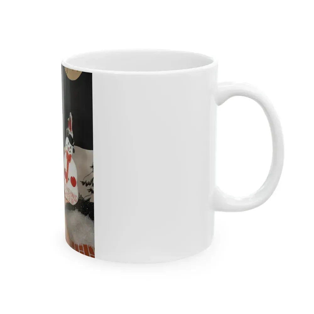Bettie Page #98 (Vintage Female Icon) White Coffee Mug - Go Mug Yourself
