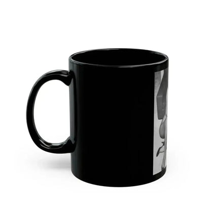 Bettie Page #982 (Vintage Female Icon) Black Coffee Mug - Go Mug Yourself