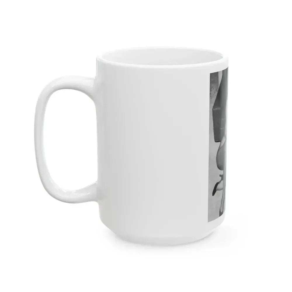 Bettie Page #982 (Vintage Female Icon) White Coffee Mug - Go Mug Yourself