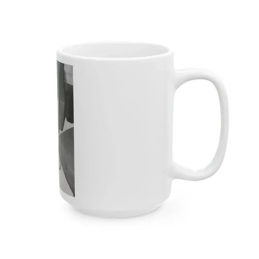 Bettie Page #982 (Vintage Female Icon) White Coffee Mug - Go Mug Yourself